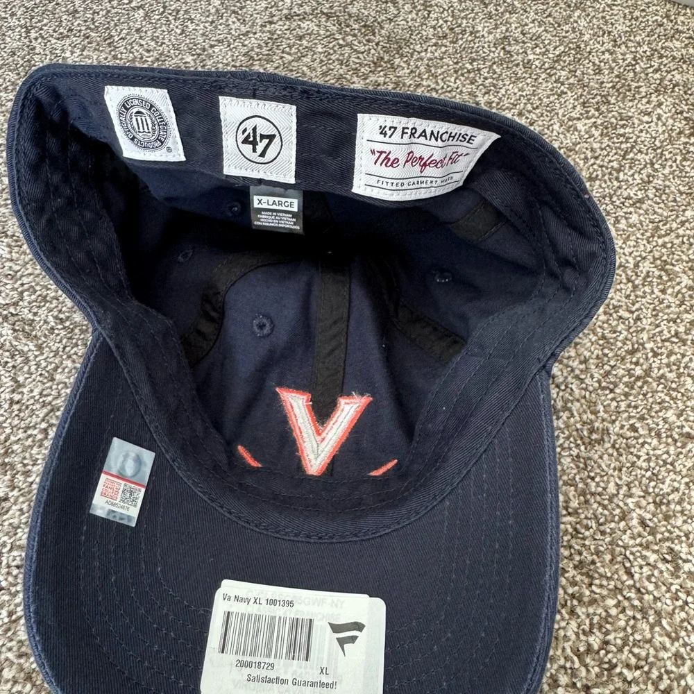 47 Brand Virginia Cavaliers Navy baseball Cap - Picture 3 of 3